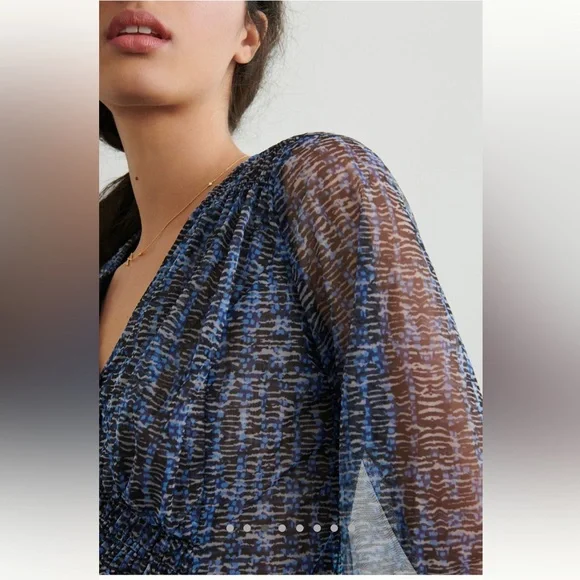 Anthropologie Gretchen Smocked Tunic - Picture 5 of 8